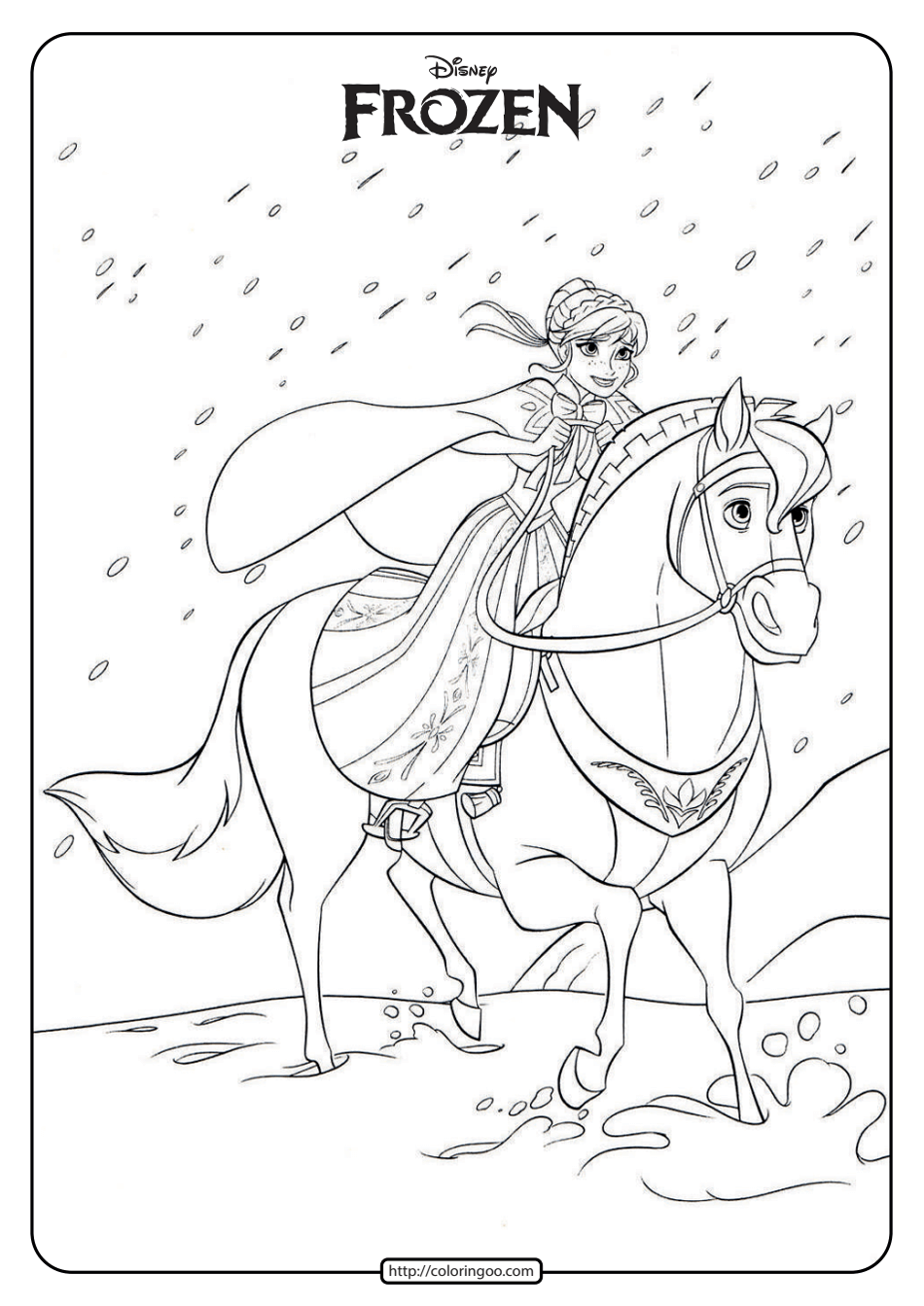 disney frozen anna coloring pages book 05