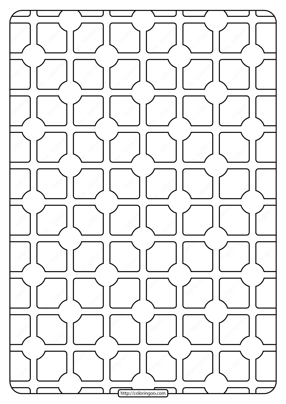 Free Printable Geometric Pattern PDF Book 004