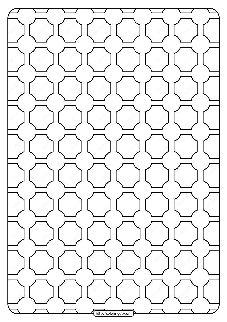 Free Printable Geometric Pattern PDF Book 005