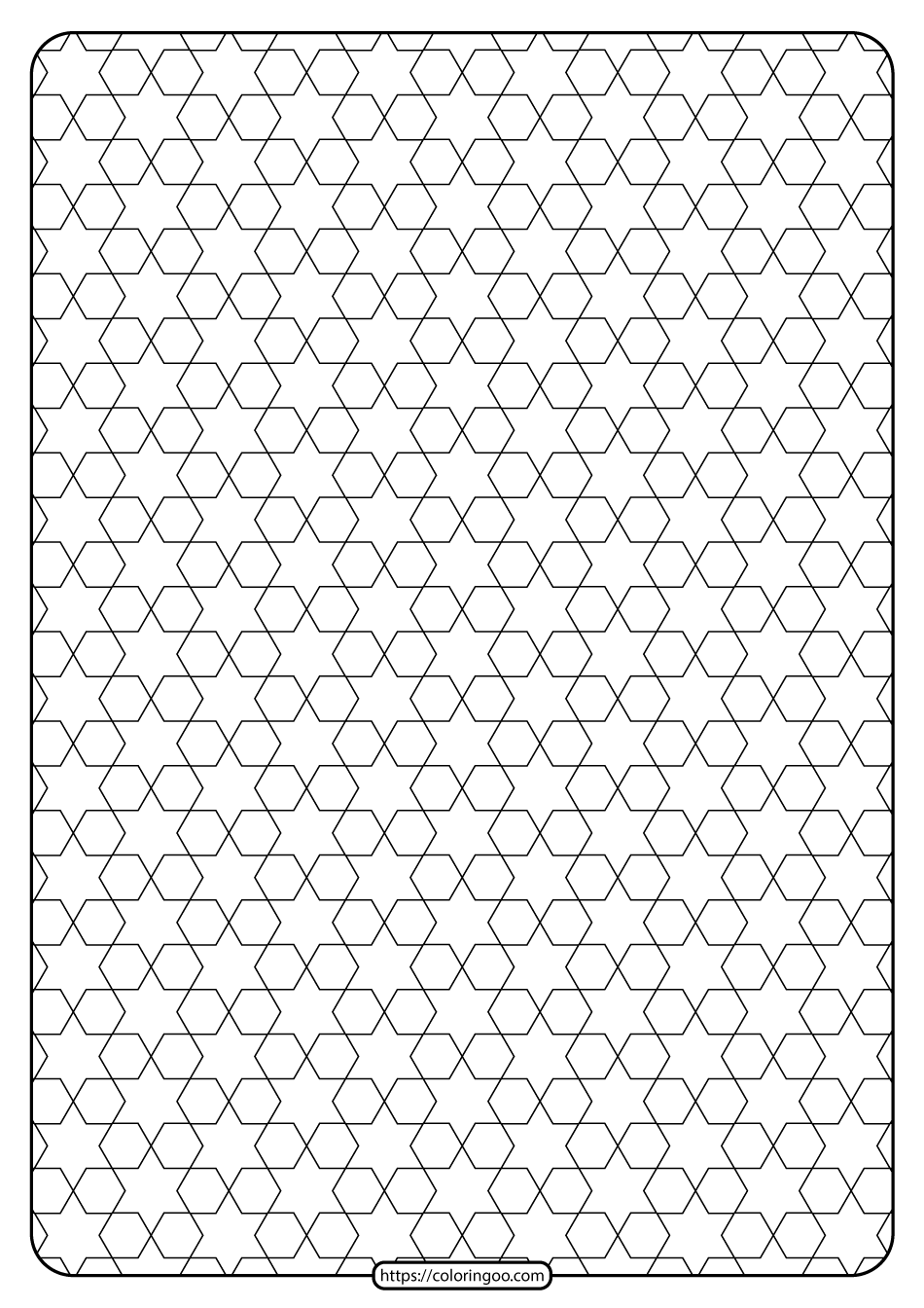 Free Printable Geometric Pattern PDF Book 012
