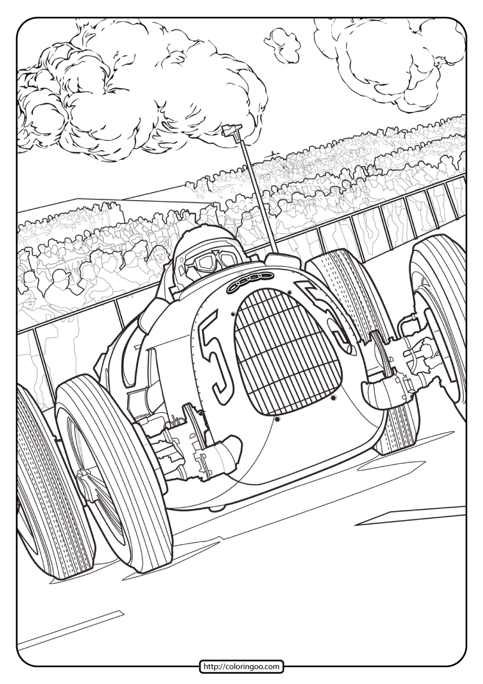 Printable Audi Cars Coloring Book & Page - 08