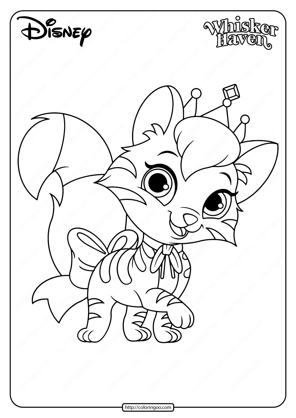 printable palace pets midnight pdf coloring pages