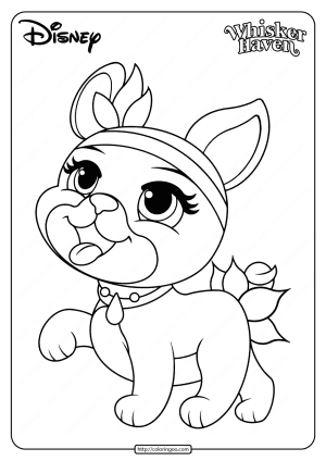 Printable Palace Pets Olive Pdf Coloring Page
