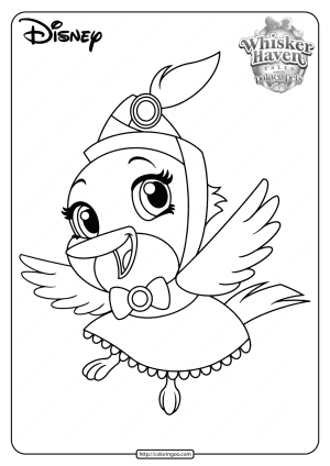 Printable Palace Pets Ms. Featherbon Coloring Pages