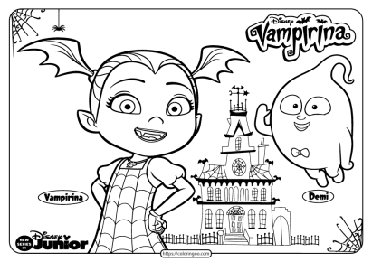 printable vampirina halloween coloring pages 02