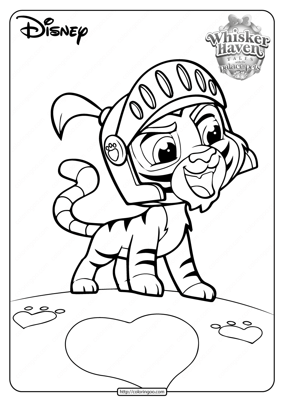 Printable Whisker Haven Palace Pets Coloring Pages