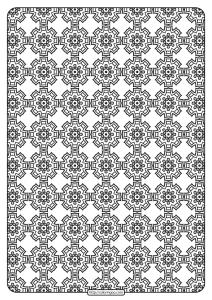 Free Printable Geometric Pattern PDF Book 018