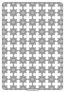 Free Printable Geometric Pattern PDF Book 019