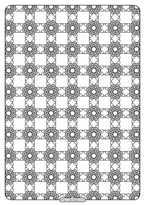 Free Printable Geometric Pattern PDF Book 021