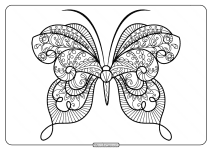 butterfly mandala coloring pages book 50