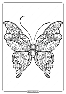 butterfly mandala coloring pages book 51