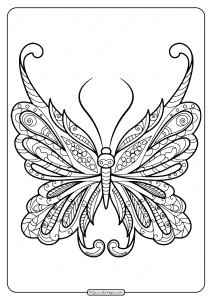 butterfly mandala coloring pages book 53