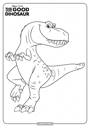 disney the good dinosaur ramsey coloring page