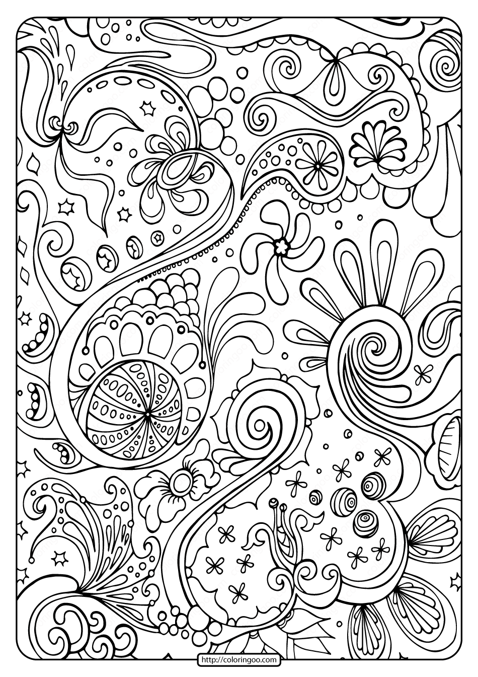 Free Printable Pdf Coloring Pages Printable Templates