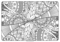 printable adult pdf coloring page book 13