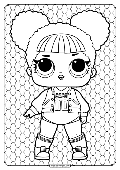 printable lol surprise hoops mvp coloring book