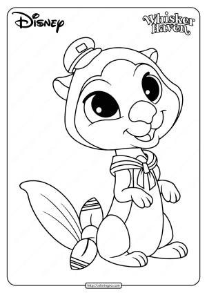 Printable Palace Pets Otto Coloring Pages