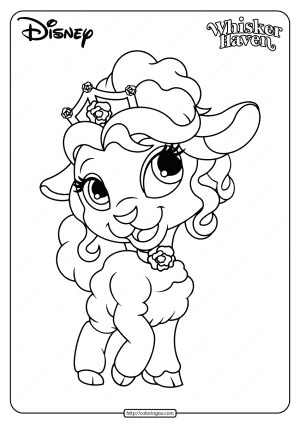 Printable Palace Pets Page Coloring Book