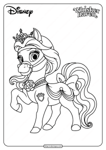 printable palace pets petit pdf coloring pages