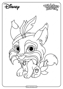 printable palace pets pounce pdf coloring pages