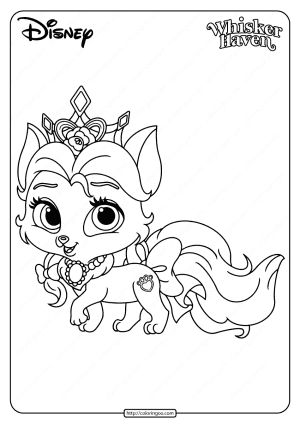 Printable Palace Pets Rouge Coloring Page