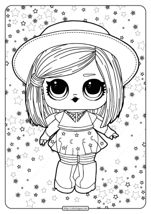 LOL Surprise Hairgoals Witchay Babay Coloring Page