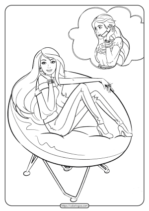 Free Printable Barbie Coloring Pages 02