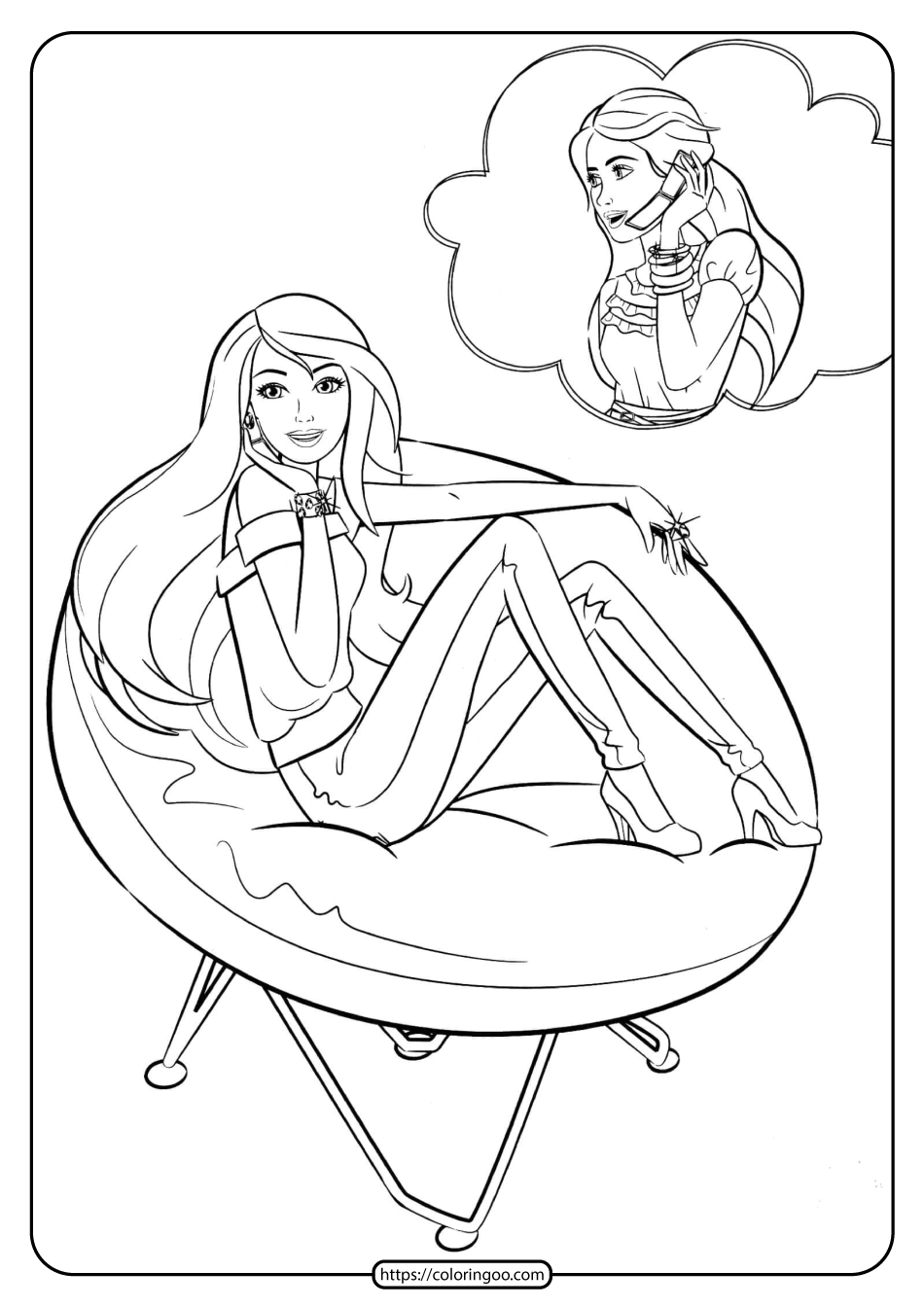 free printable barbie coloring pages 02