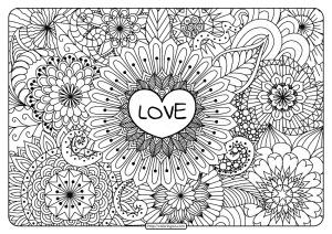 Free Printable Love Pdf Coloring Pages