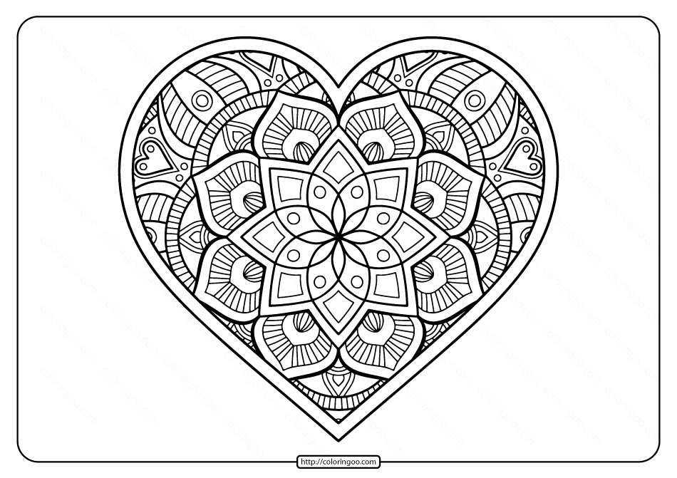 Free Printable Mandala Coloring Pages For Adults Pdf Coloring Pages