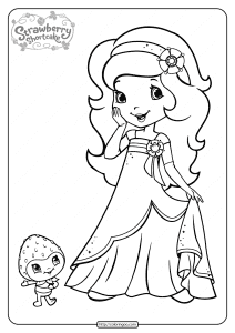 free printable orange blossom coloring page