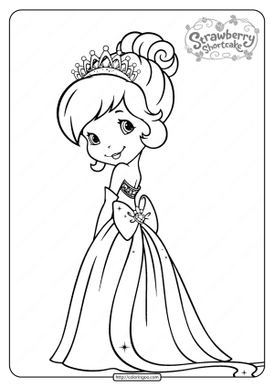 Free Printable Princess Cherry Jam Pdf Coloring Page