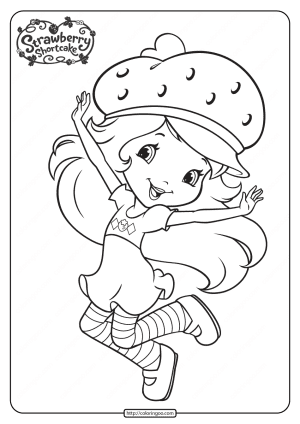Printable Strawberry Shortcake Coloring Pages - 14