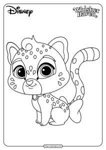 printable palace pets sandstorm pdf coloring page