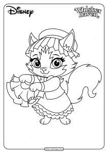 printable palace pets tillie pdf coloring page