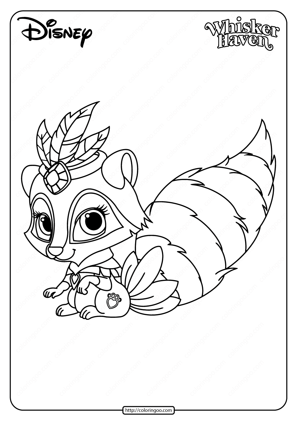 printable palace pets windflower pdf coloring pages