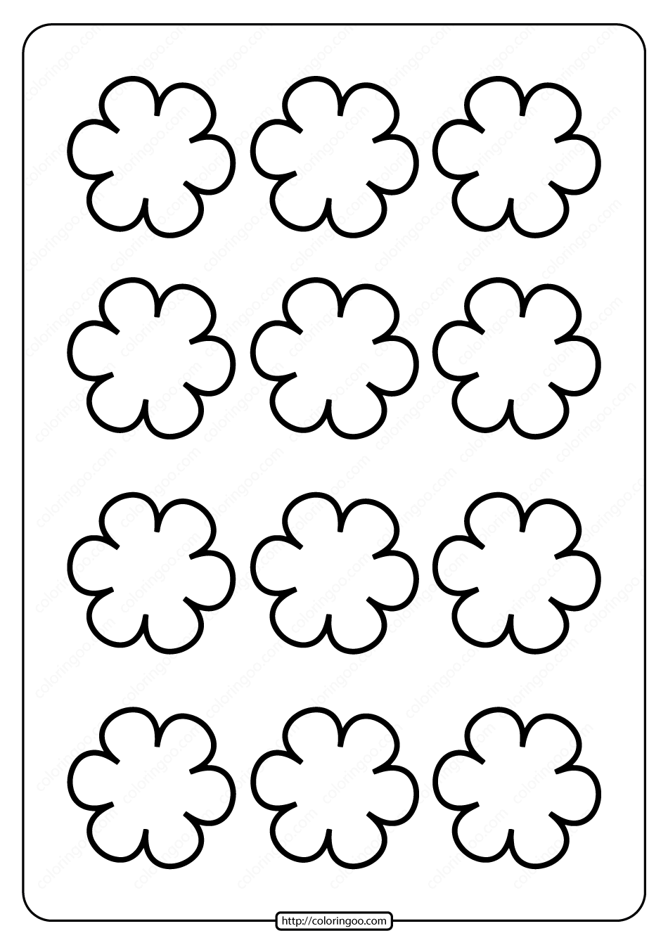 Featured image of post Simple Flower Coloring Pages Pdf : Free printable spring coloring pages.