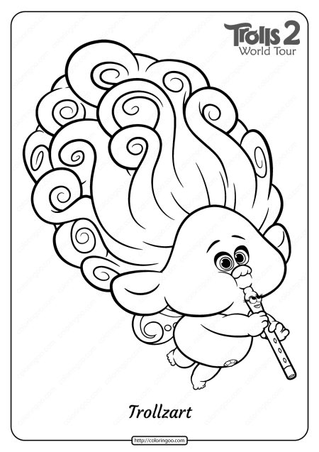printable trolls 2 trollzart pdf coloring pages