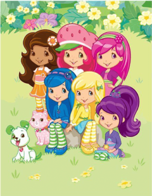 Printable Strawberry Shortcake and Friends Coloring