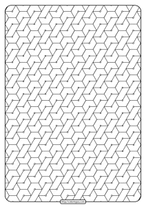 free pdf abstract geometric monochrome pattern