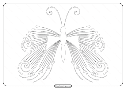 free printable butterfly pdf coloring pages 53 e1591093049241