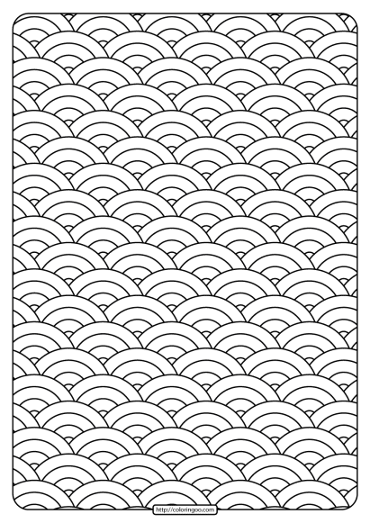 free printable circular shapes pdf coloring page