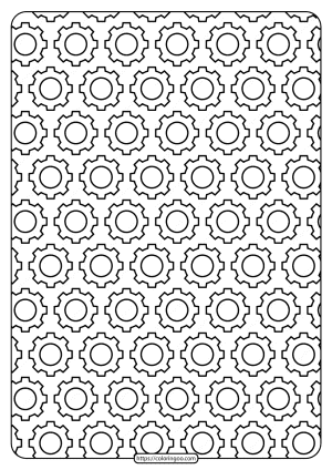 Free Printable Gear Outline Pdf Patterns 02