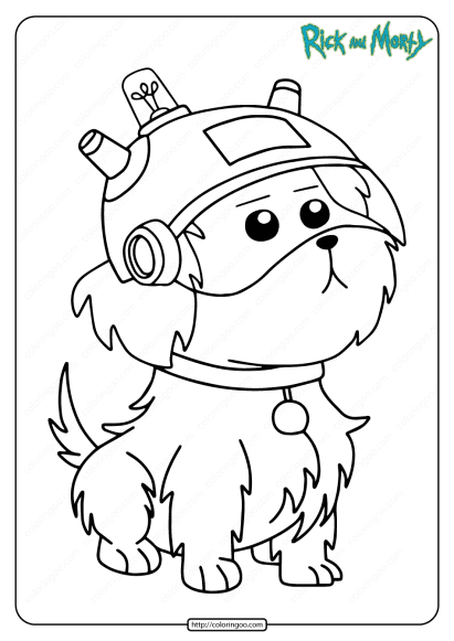 free printable snuffles snowball pdf coloring page