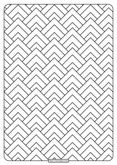 free printable triangular shapes pdf coloring page