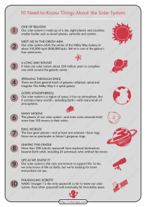 10 need to know things about the solar system worksheet