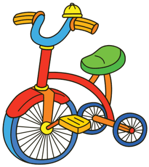 Free Printable Tricycle Pdf Coloring Page