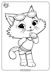 free printable 44 cats lampo pdf coloring page