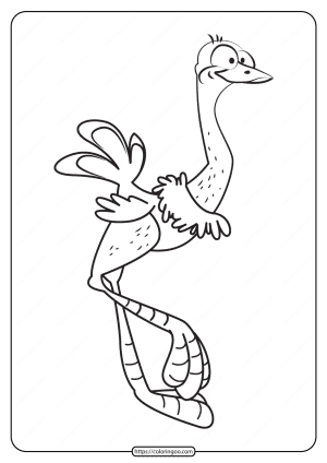 Free Printable Animals Bird Pdf Coloring Pages 02