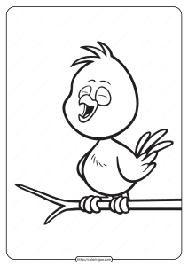 free printable animals bird pdf coloring pages 06